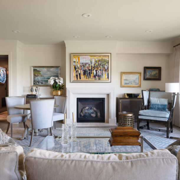 Scottsdale Luxury Condo Remodel Living Room