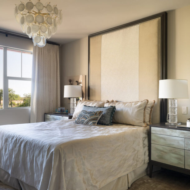 Scottsdale Luxury Condo Remodel Primary Bedroom